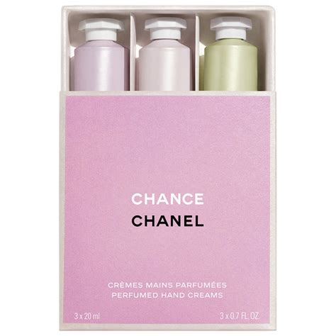 chanel hand cream trio|CHANCE Perfumed Hand Creams .